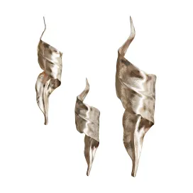 Golden Wall Sconce LEAF VetviStore